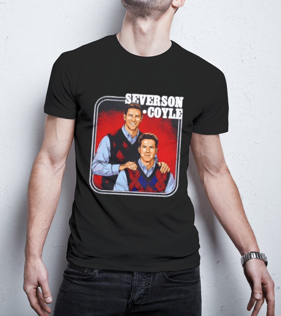 Severson Coyle Columbus Blue Jackets Step Brothers T-Shirt