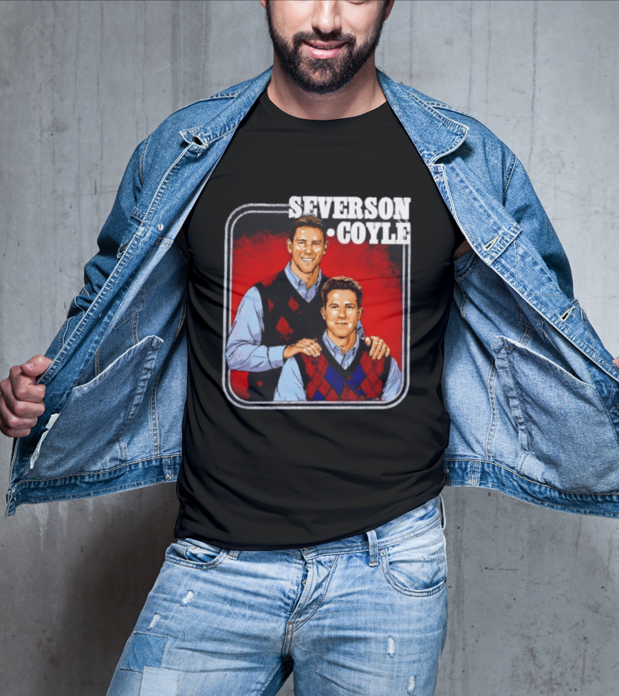 Severson Coyle Columbus Blue Jackets Step Brothers T-Shirt