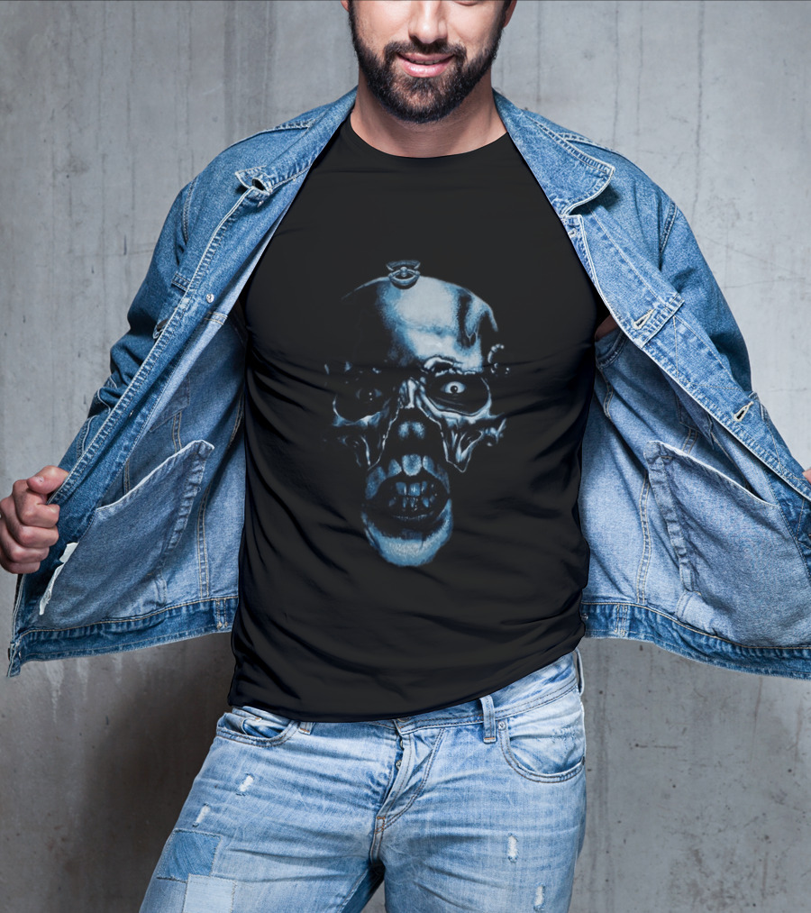 Impericon Ghost Skull Face Creepy Horror Teef T-Shirt