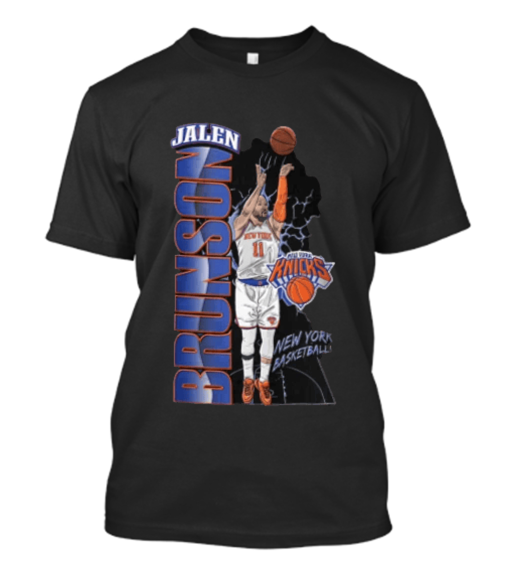New York Knicks Jalen Brunson Shooting Basketball Player Knicks Basketball T-Shirt