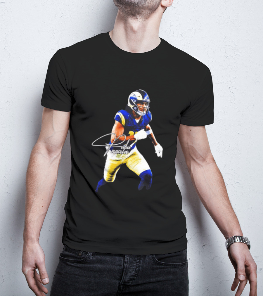 Puka Nacua Los Angeles Rams Player Signature NFL Football T-Shirt