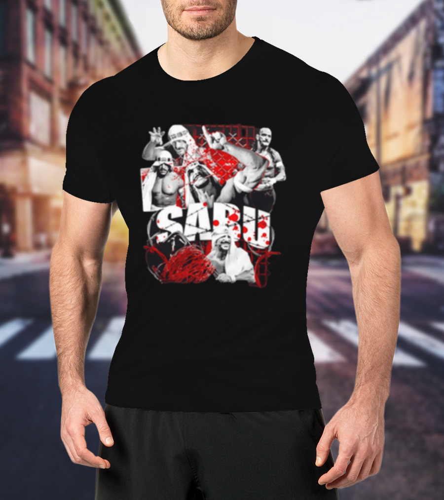 Sabu Homicidal Suicidal Genocidal Wrestling Legend T-Shirt