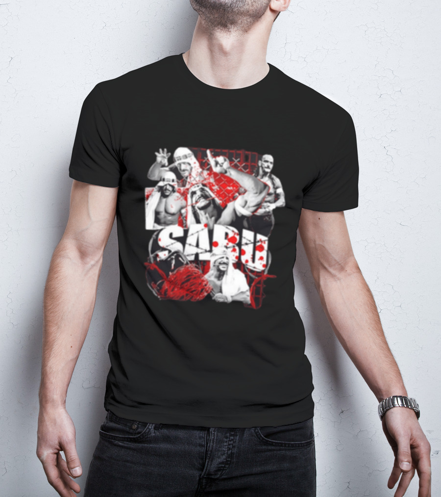 Sabu Homicidal Suicidal Genocidal Wrestling Legend T-Shirt