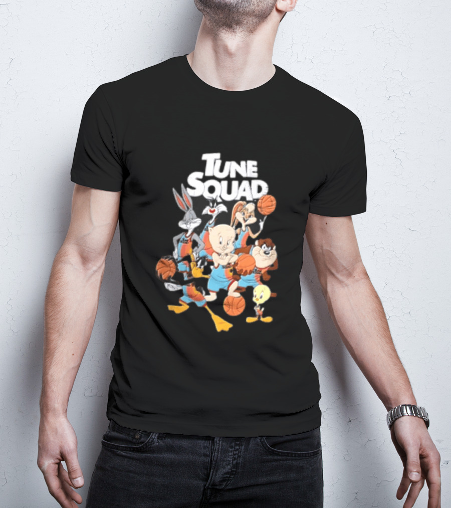 Tune Squad Looney Tunes Characters Basketball Space Jam T-Shirt