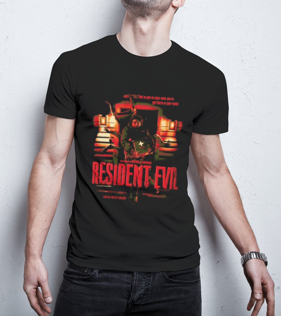 You Have Got No Idea What You Have Got There In Your Hands Austin Abrams Resident Evil T-Shirt