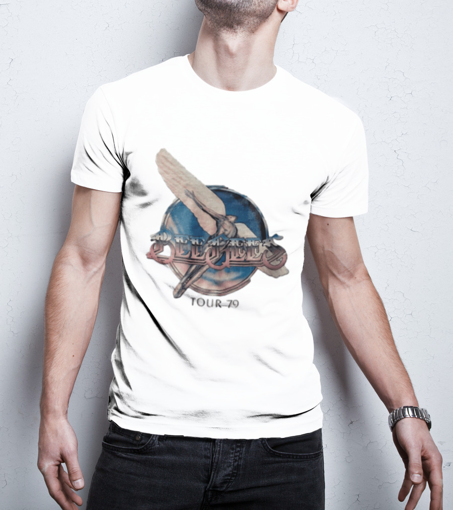 Bee Gees Winged Figure Flying Tour 79 T-Shirt