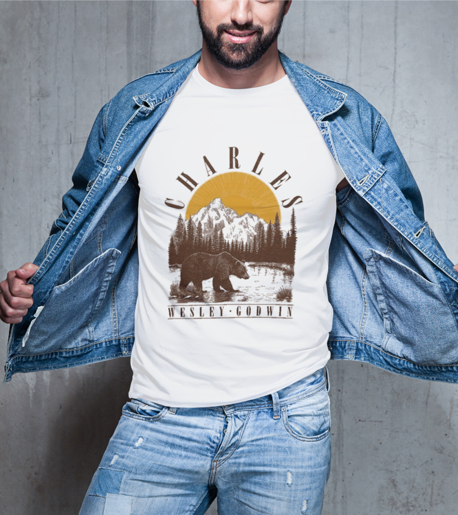 Charles Wesley Godwin Bear Mountain Sunset Forest T-Shirt
