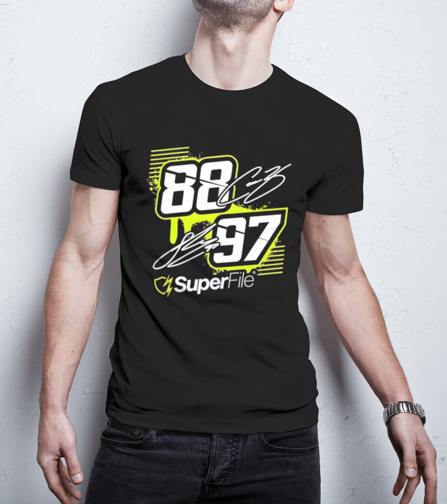 Connor Zilisch 88 Shane Van Gisbergen 97 SuperFile T-Shirt
