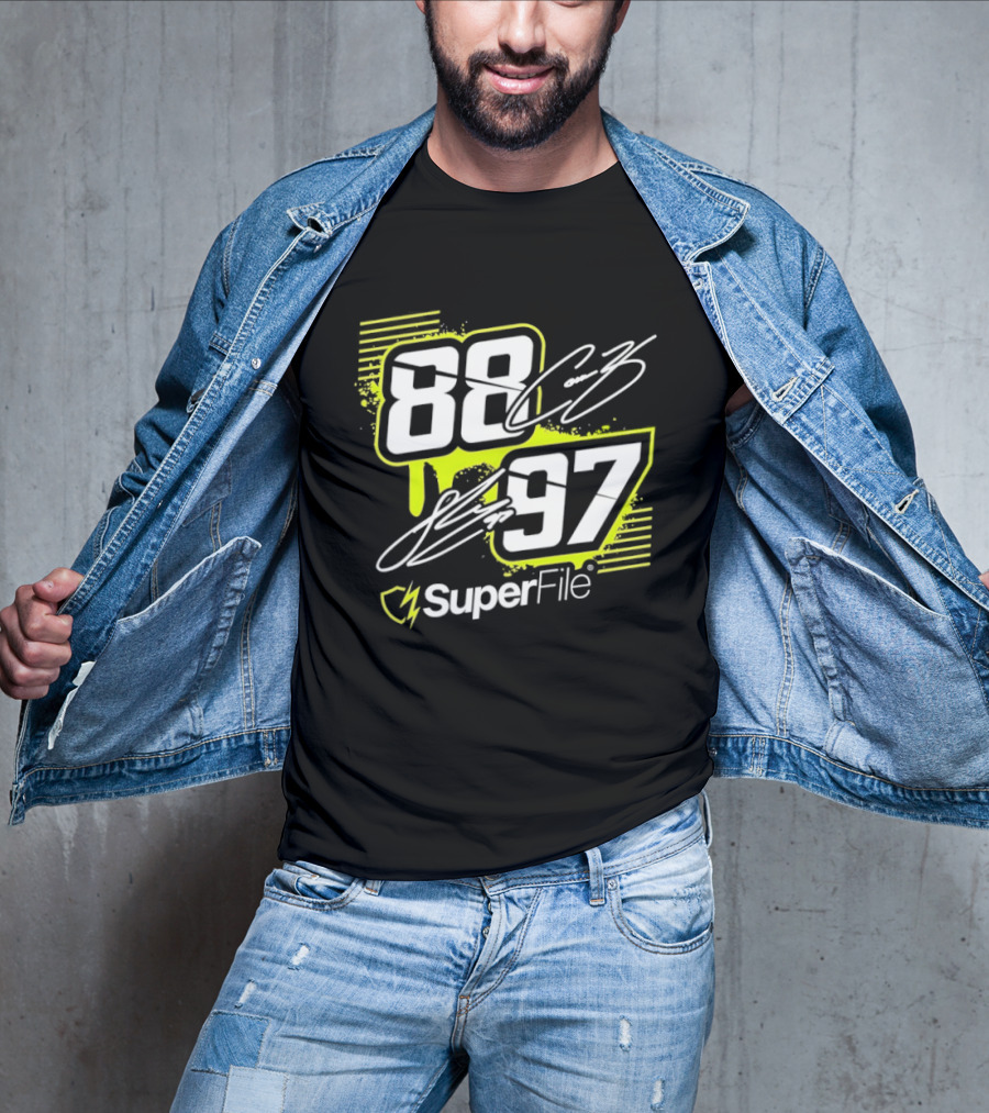 Connor Zilisch 88 Shane Van Gisbergen 97 SuperFile T-Shirt