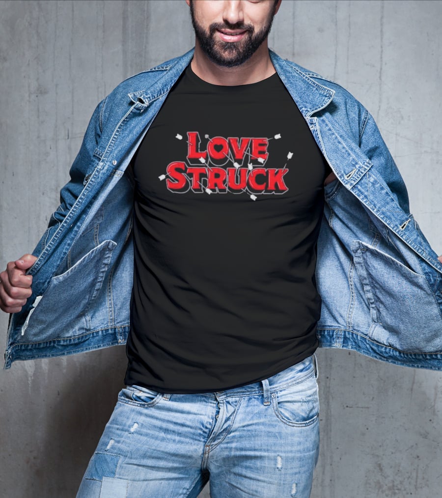 Love Struck Arrows Heart Arrow Archery Romance T-Shirt