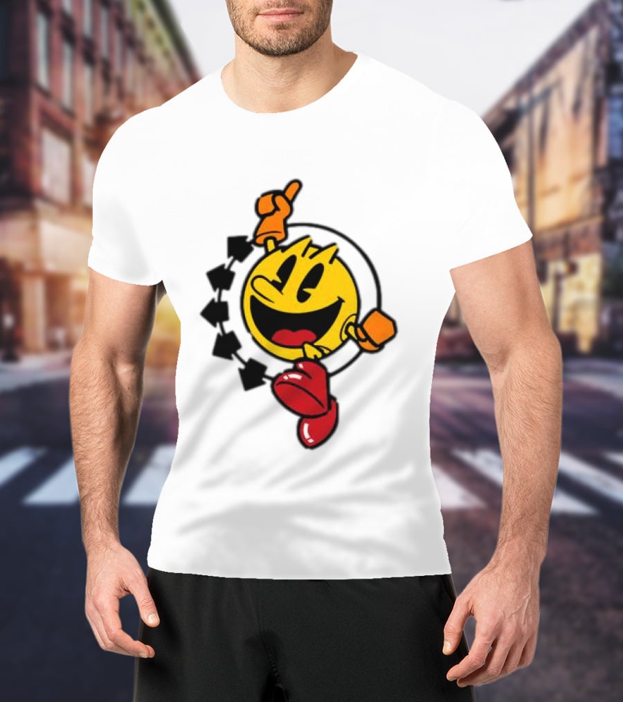 Pac Man X Blink 182 Smiley Collaboration T-Shirt