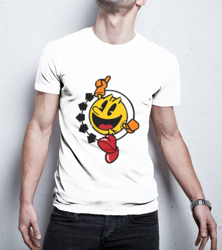 Pac Man X Blink 182 Smiley Collaboration T-Shirt