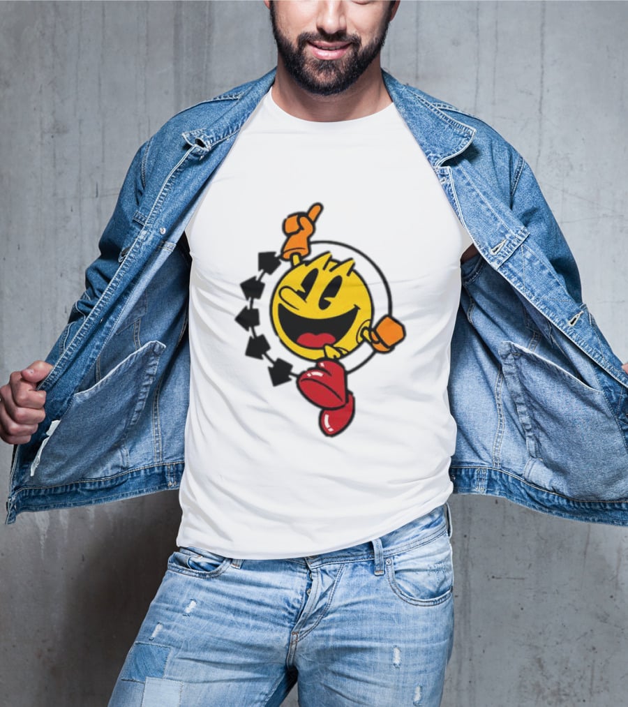 Pac Man X Blink 182 Smiley Collaboration T-Shirt