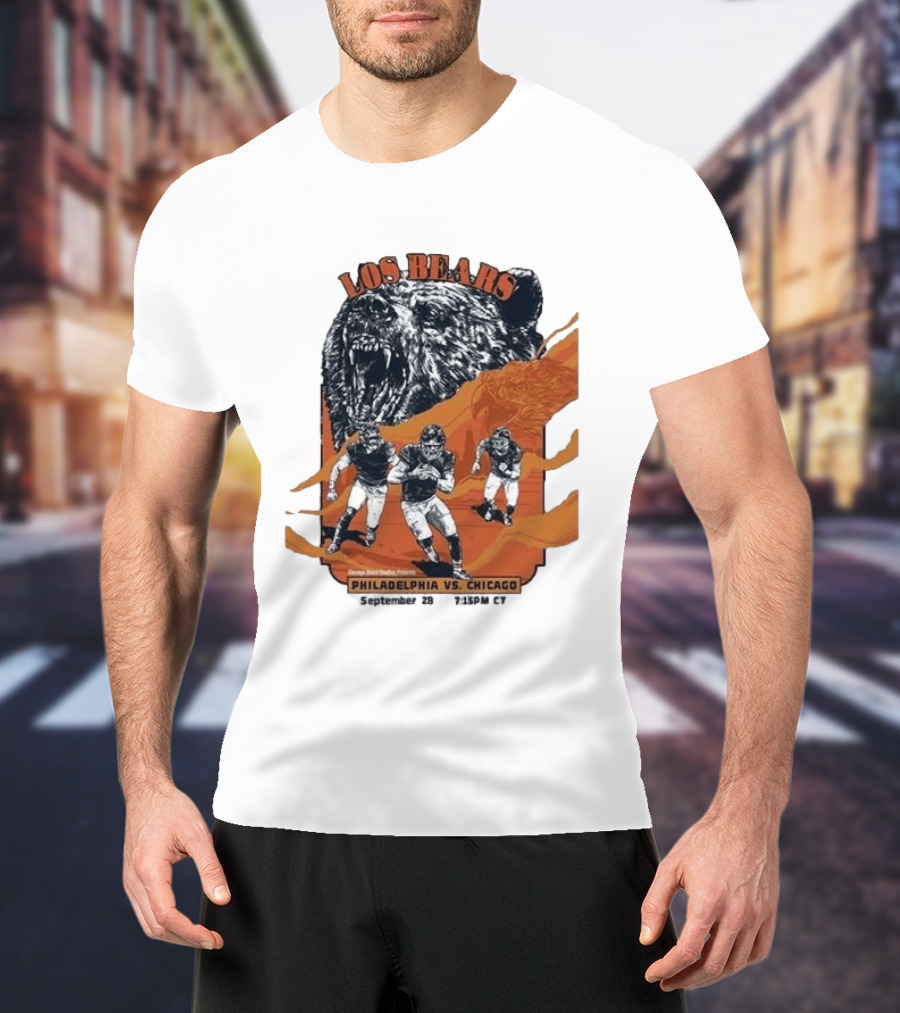 Philadelphia Eagles Vs Chicago Los Bears September 28 2026 Soldier Field Week 3 1:15 PM T-Shirt