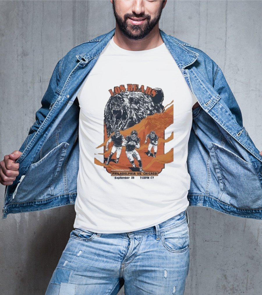 Philadelphia Eagles Vs Chicago Los Bears September 28 2026 Soldier Field Week 3 1:15 PM T-Shirt