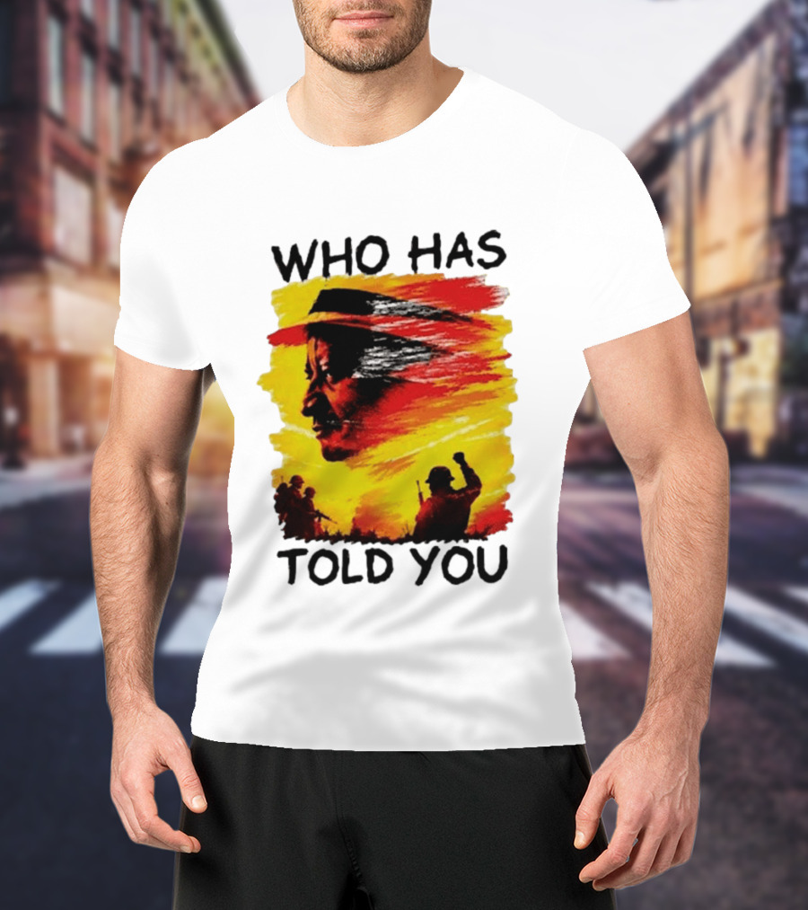 Edwin Sifuna Wears Raila Odinga's Who Has Told You T-Shirt