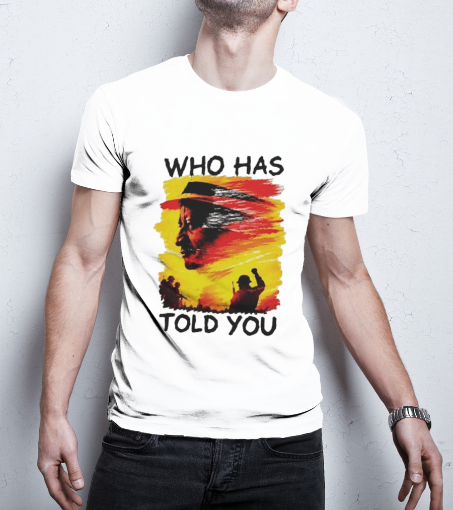 Edwin Sifuna Wears Raila Odinga's Who Has Told You T-Shirt