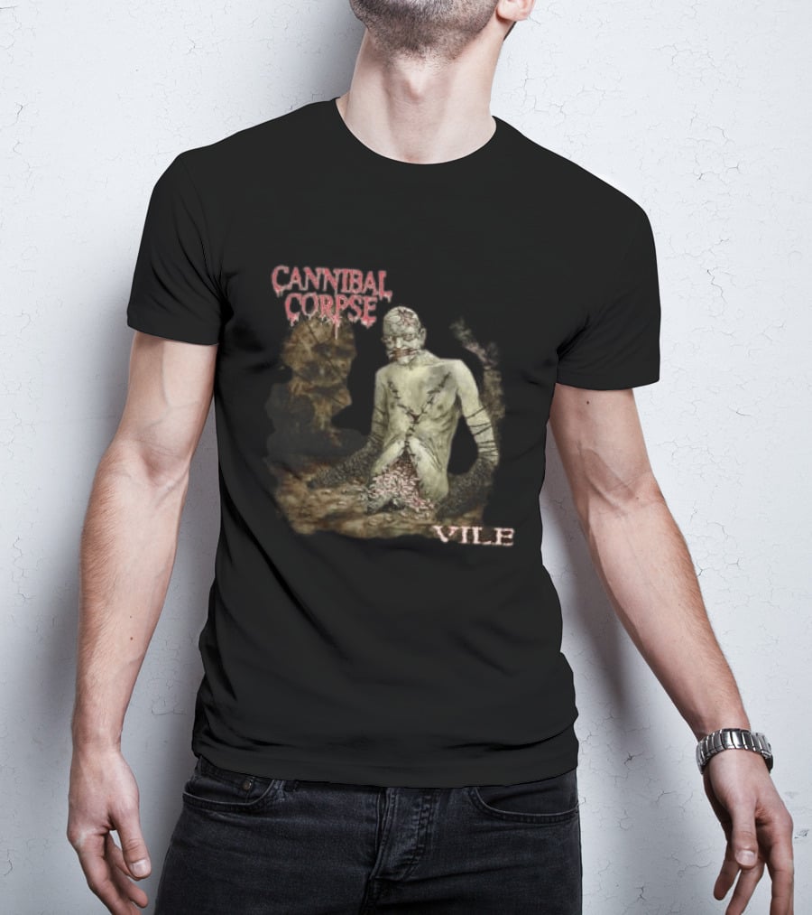 Cannibal Corpse Stab Hack Slash Kill Vile Album T-Shirt