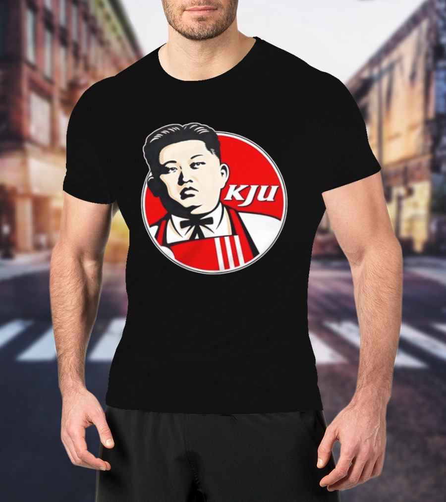 KJU Parody Red Circle Colonel Inspired It's Not KFC T-Shirt
