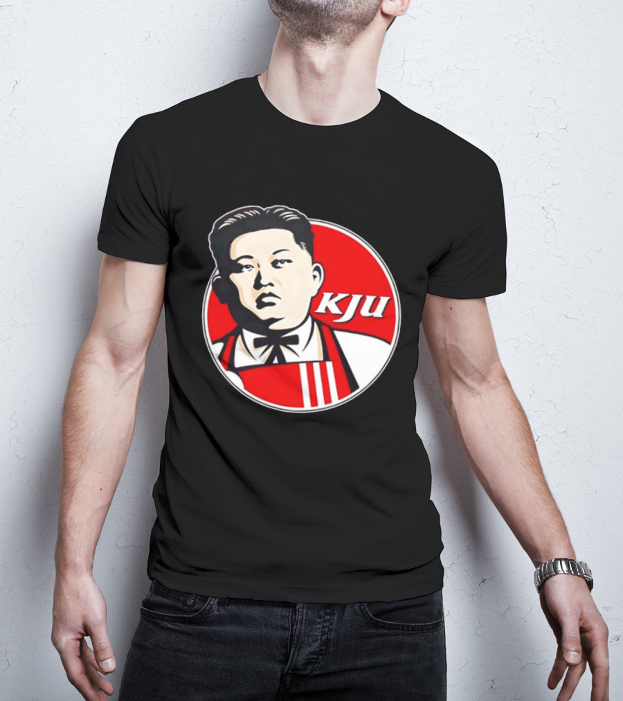 KJU Parody Red Circle Colonel Inspired It's Not KFC T-Shirt