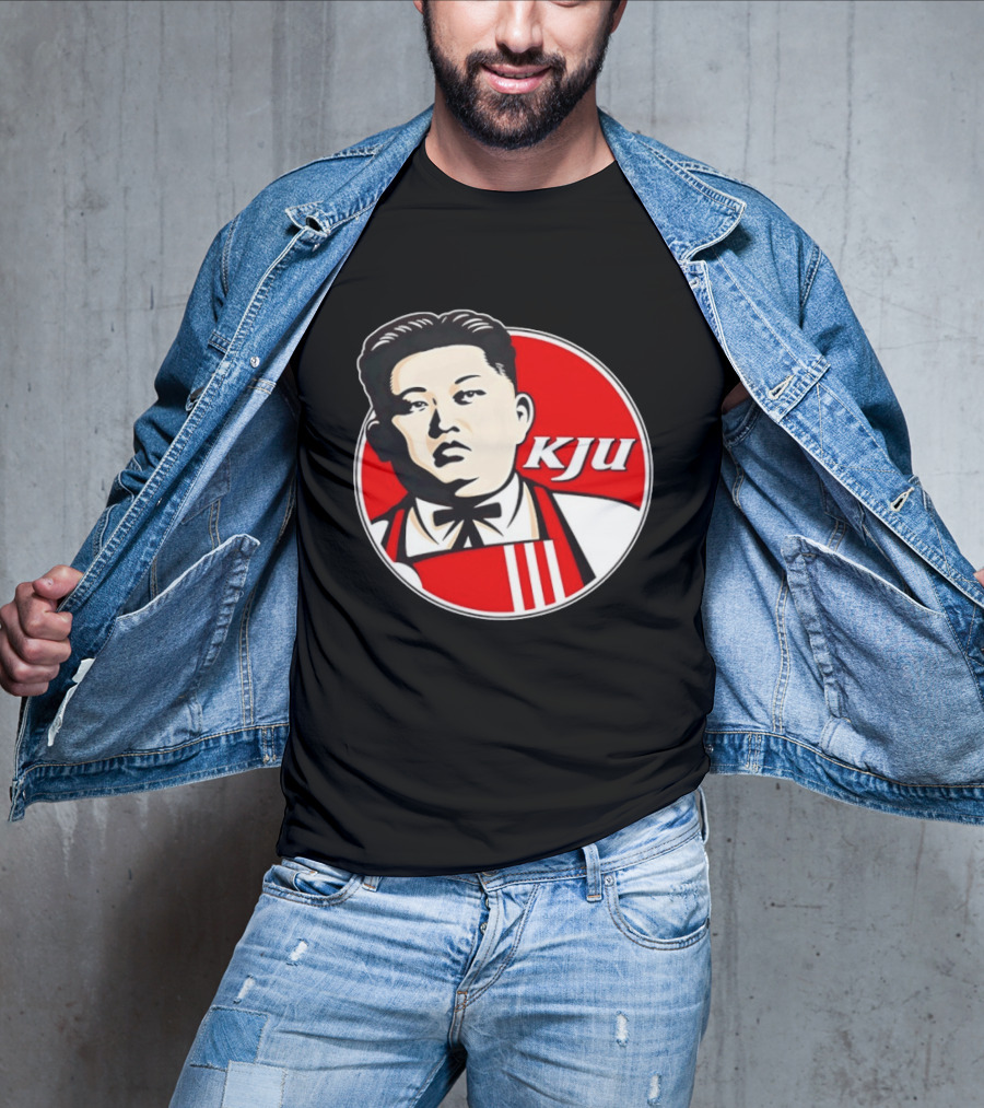KJU Parody Red Circle Colonel Inspired It's Not KFC T-Shirt