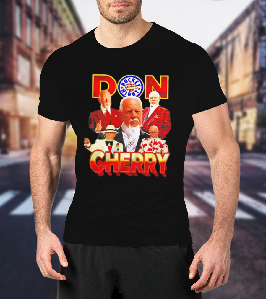 Hockey Night Don Cherry Boston Bruins Bootleg T-Shirt