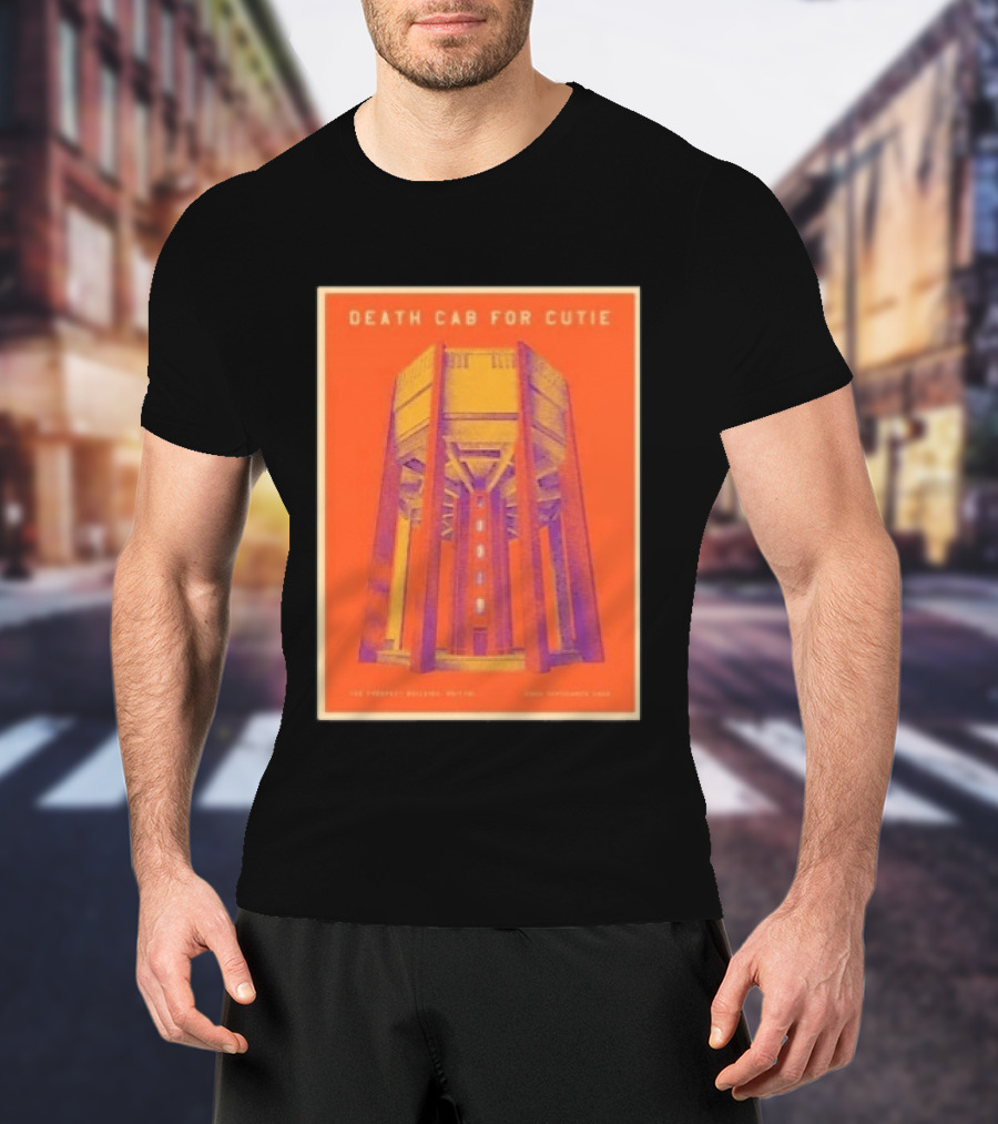Death Cab For Cutie September 23 2026 Bristol I Built You A Tower Tour Prospect Building UK Event T-Shirt