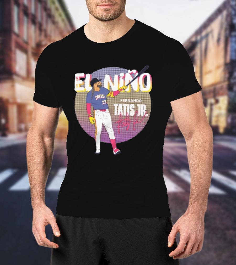 Fernando Tatis Jr. El Niño San Diego Padres Batting T-Shirt