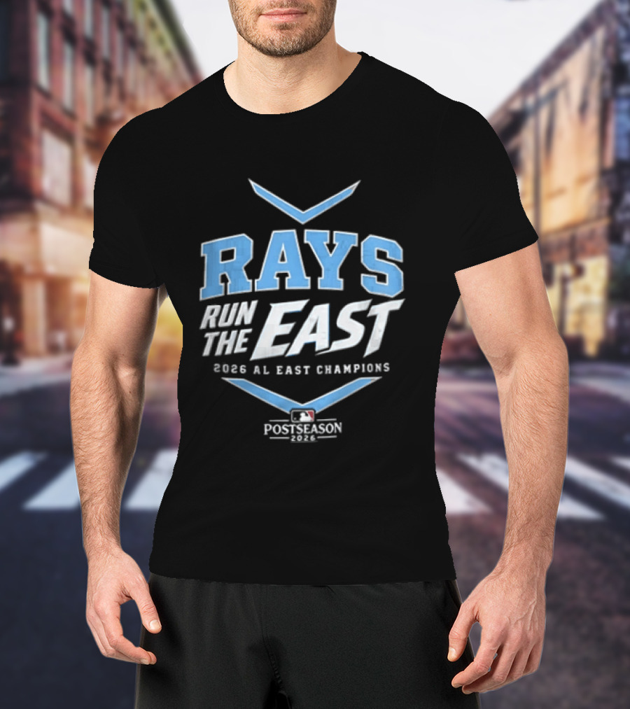 Rays Run The East 2026 AL East Champions Postseason MLB T-Shirt