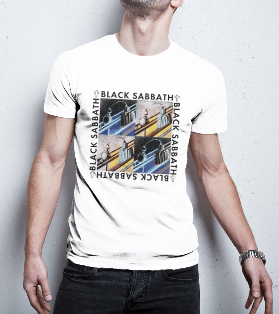 Black Sabbath Technical Ecstasy Raglan Blocks T-Shirt