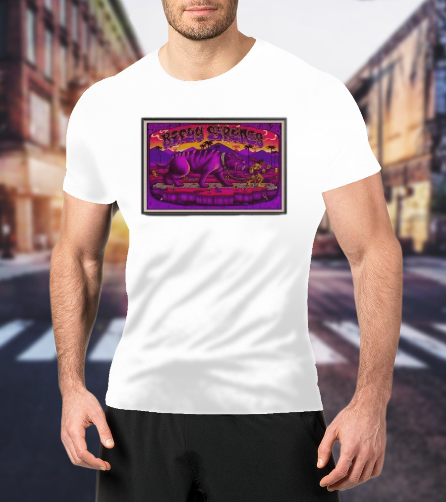 Billy Strings Tour 2026 Los Angeles Inglewood Purple Tiger T-Shirt