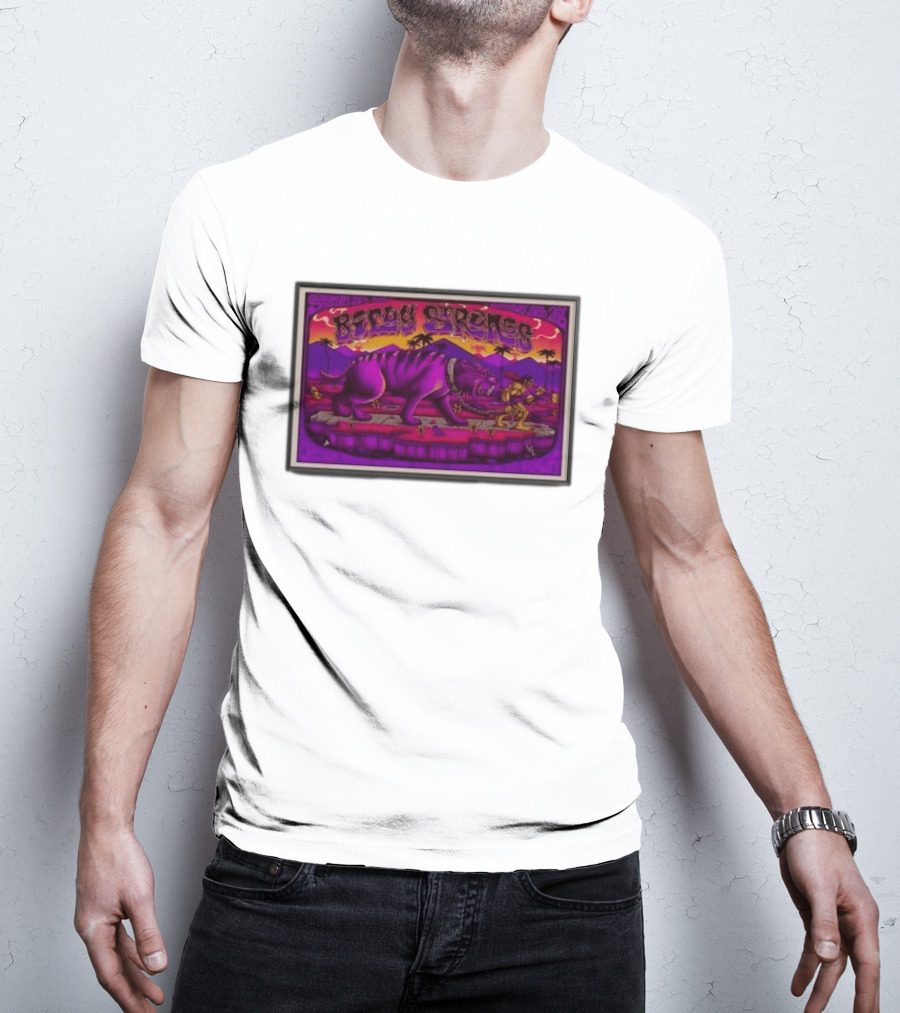 Billy Strings Tour 2026 Los Angeles Inglewood Purple Tiger T-Shirt