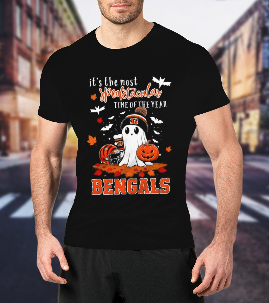 It's The Most Spooktacular Time Of The Year Bengals Halloween T-Shirt