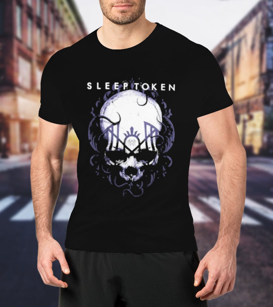 Sleep Token Skull With Crown And Mask T-Shirt