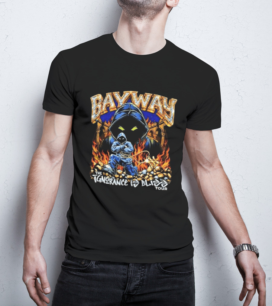 Bayway The Ignorance Is Bliss Tour 2026 And Flames T-Shirt