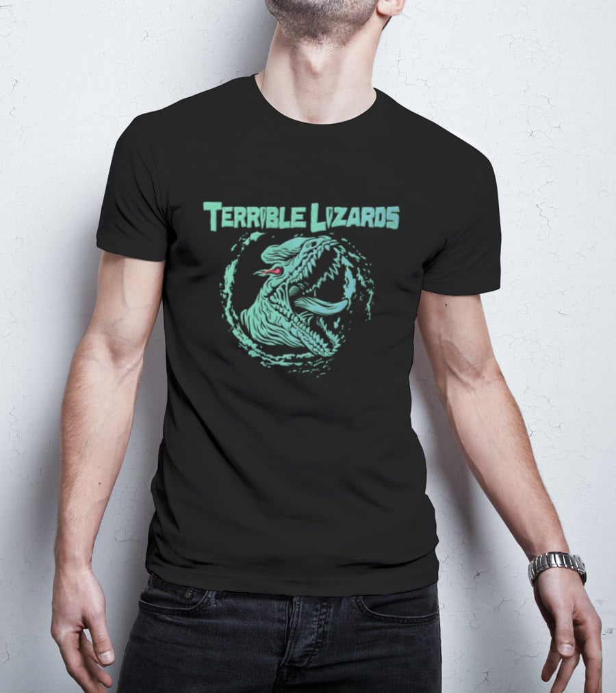 Terrible Lizards Dinosaur Rex Roaring T-Shirt