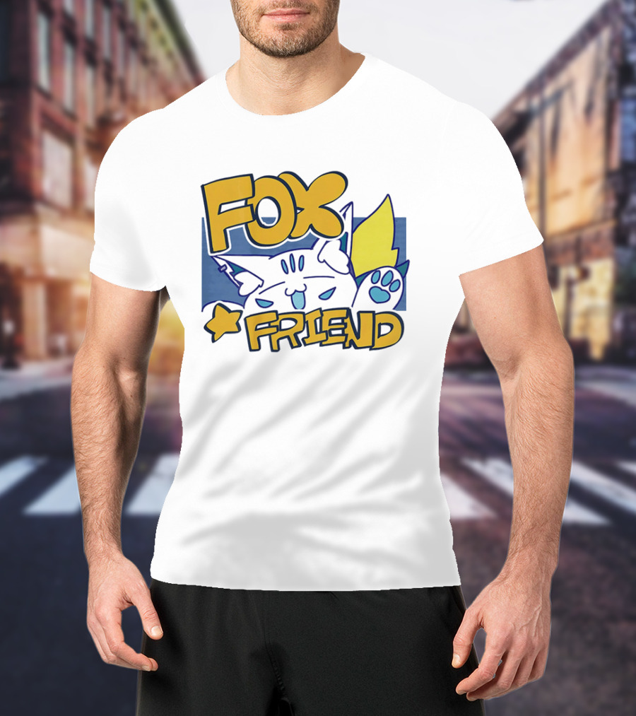 Shirakami Fubuki Fox Friend Anime Style Companion T-Shirt