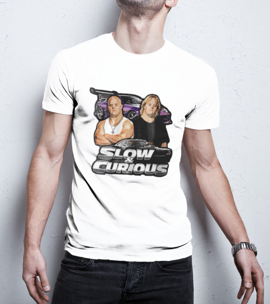 Slow & Curious Duo With Sports Cars And Menacing Muscle Cars T-Shirt