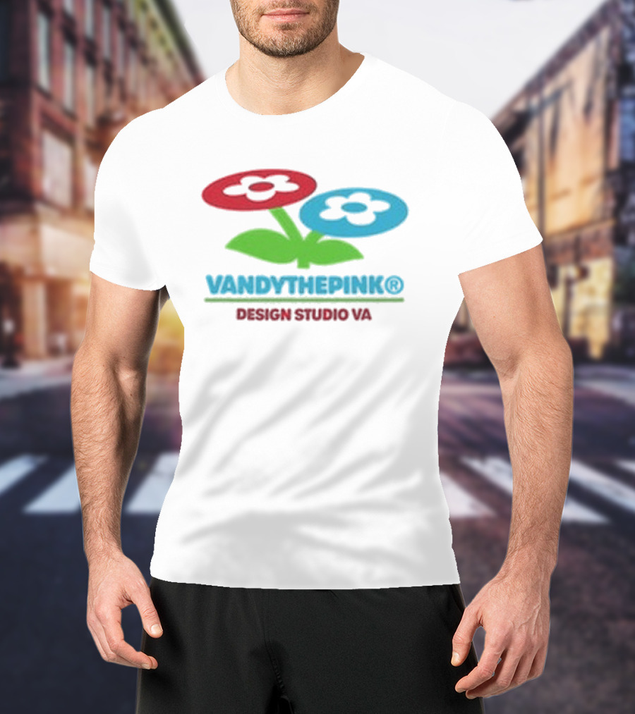 Vandythepink Two Flower Buckle Design Studio VA T-Shirt
