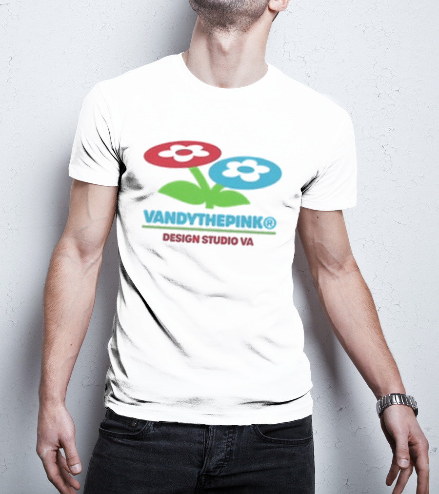 Vandythepink Two Flower Buckle Design Studio VA T-Shirt