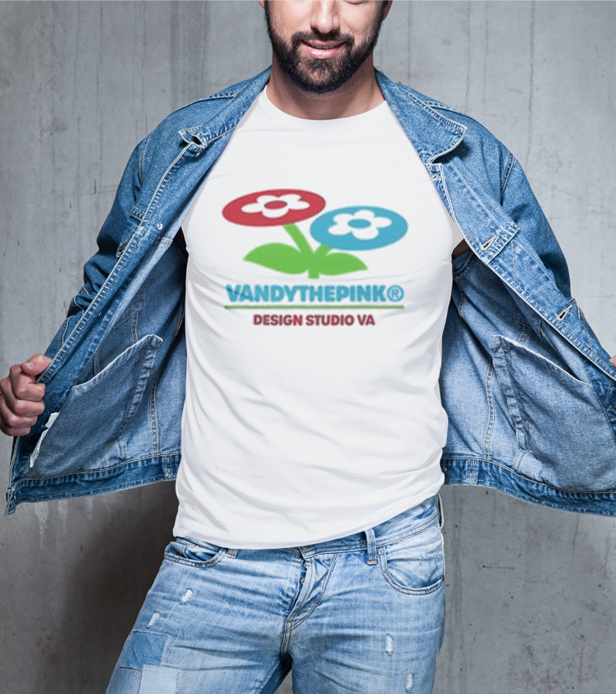 Vandythepink Two Flower Buckle Design Studio VA T-Shirt