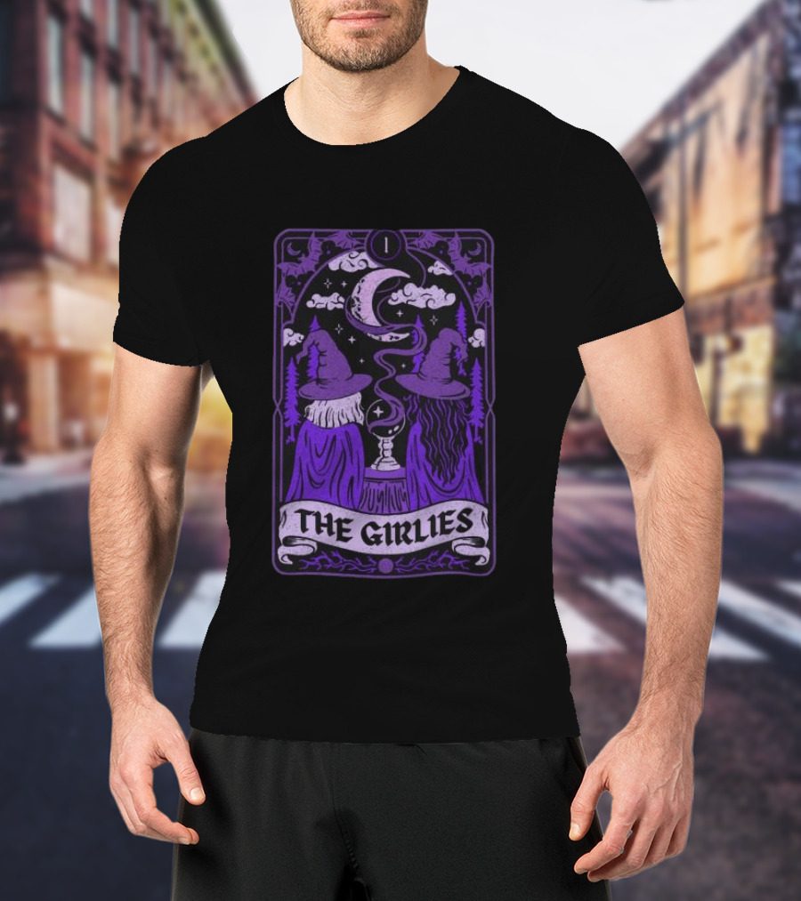 Witchy Tarot Card Style The Girlies Do We Know Them Moon Magic T-Shirt