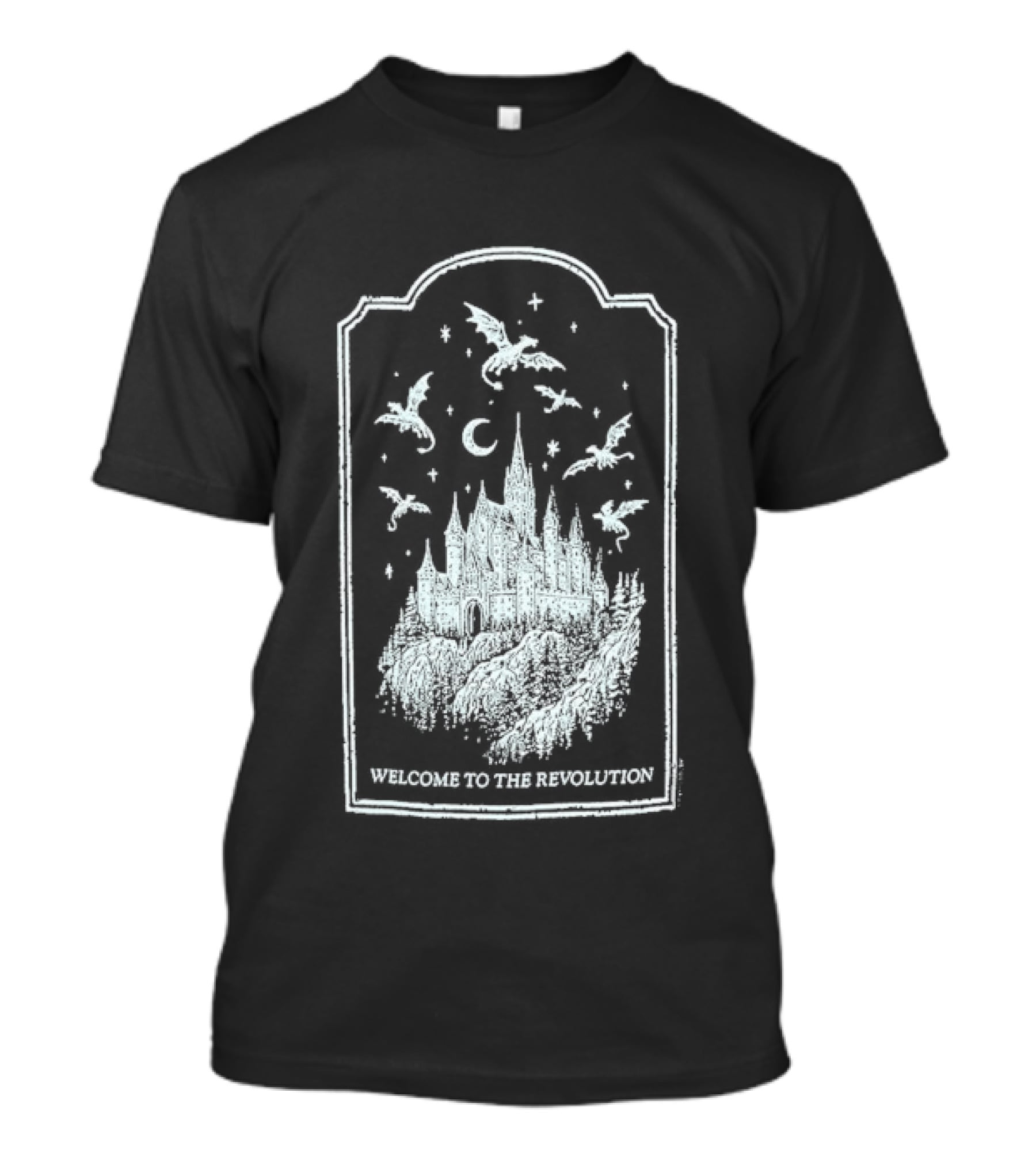 Fourth Wing Welcome To The Revolution Castle And Flying Beasts T-Shirt