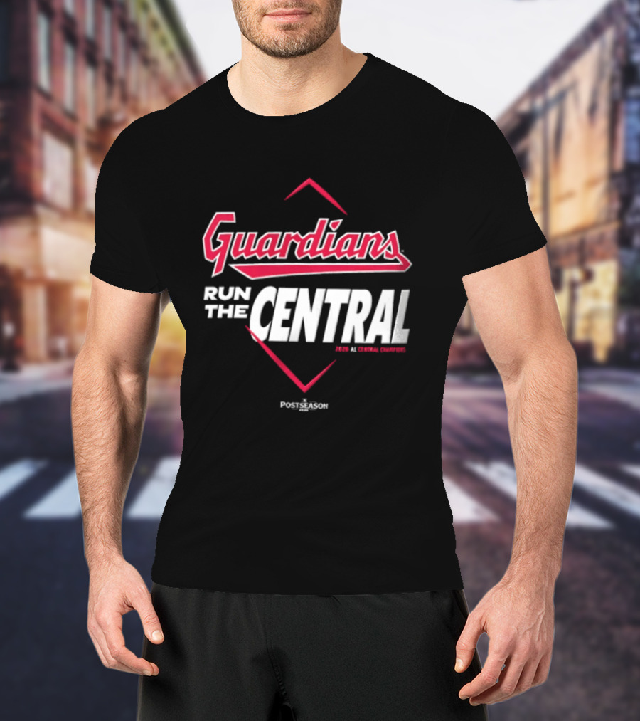 Guardians Run The Central Cleveland Guardians MLB 2025 T-Shirt