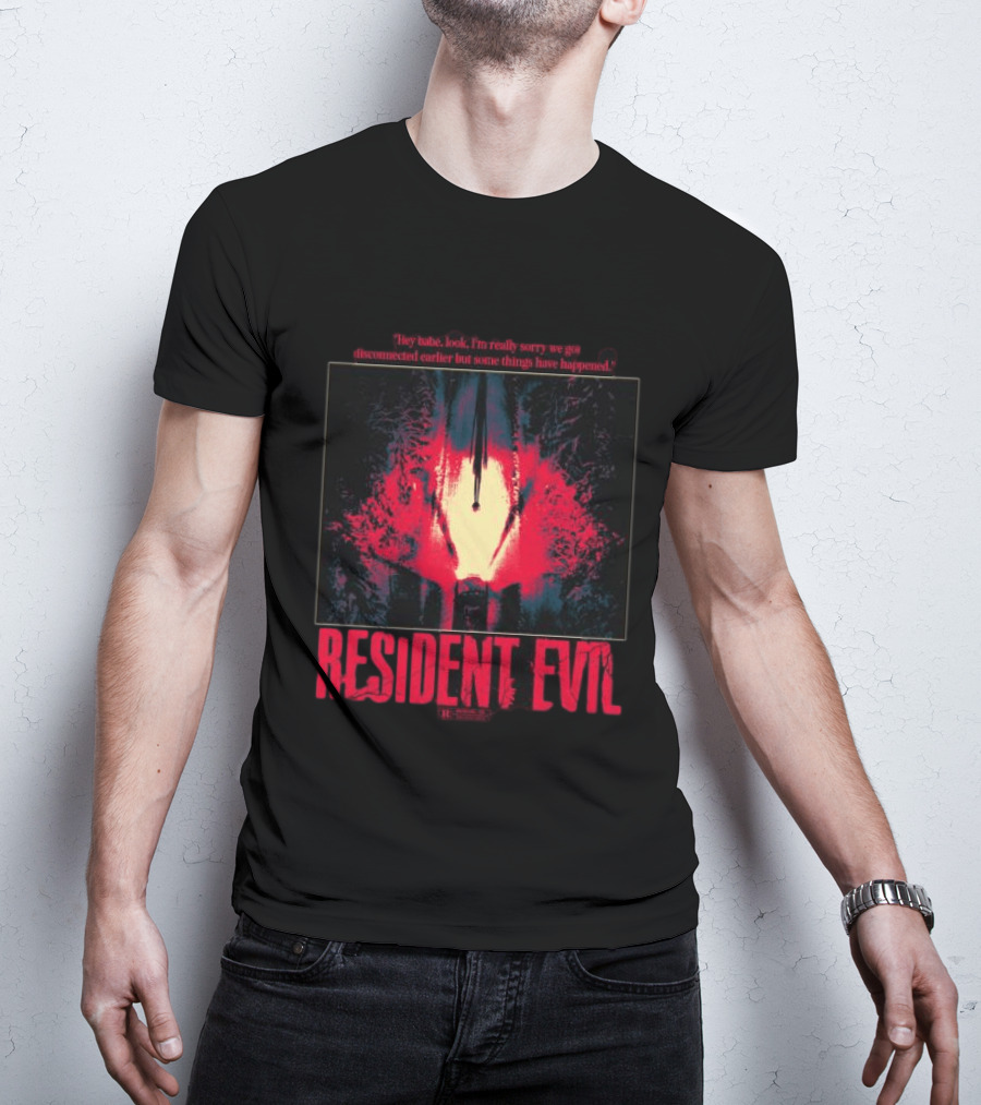 Resident Evil Studio House Designs Store Re Headlights T-Shirt