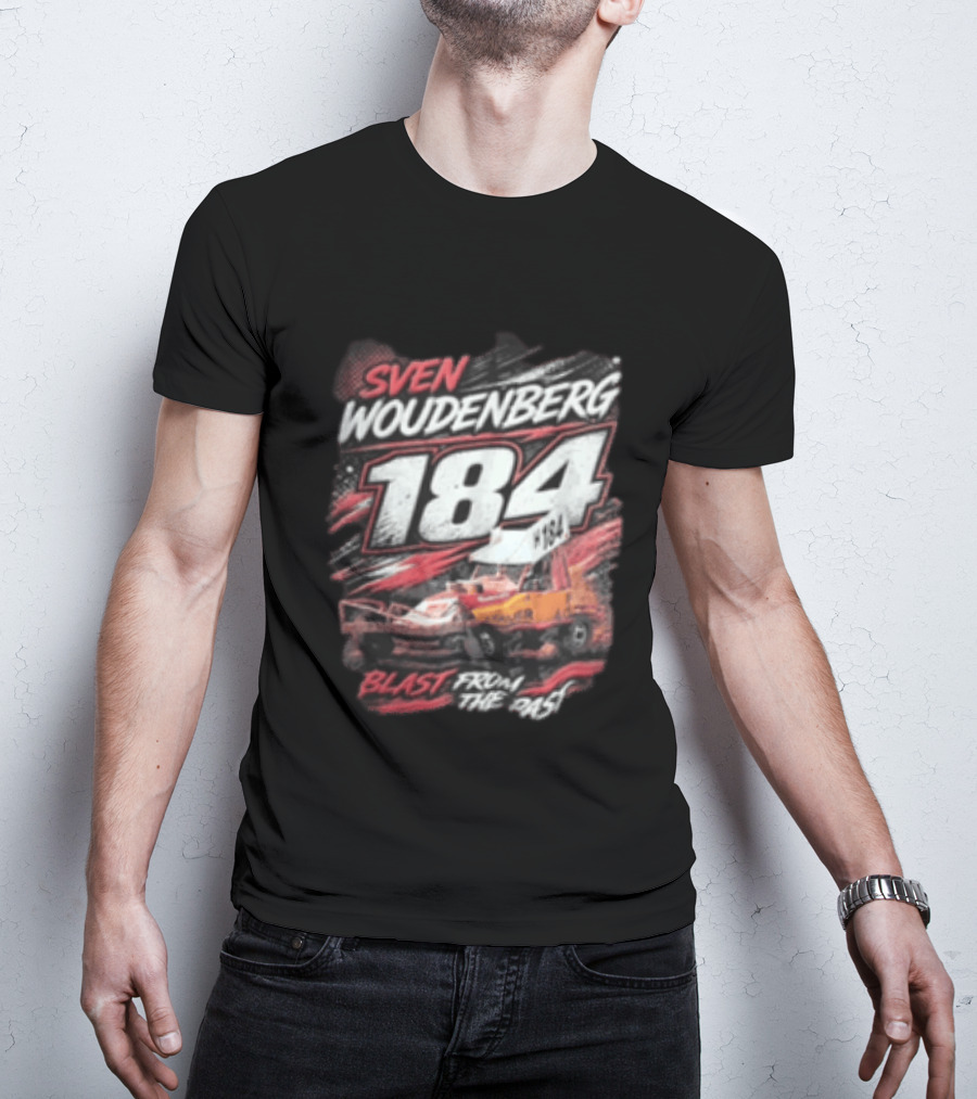 Sven Woudenberg 184 Blast From The Past Stock Car Racing Vehicle Dirt Track T-Shirt