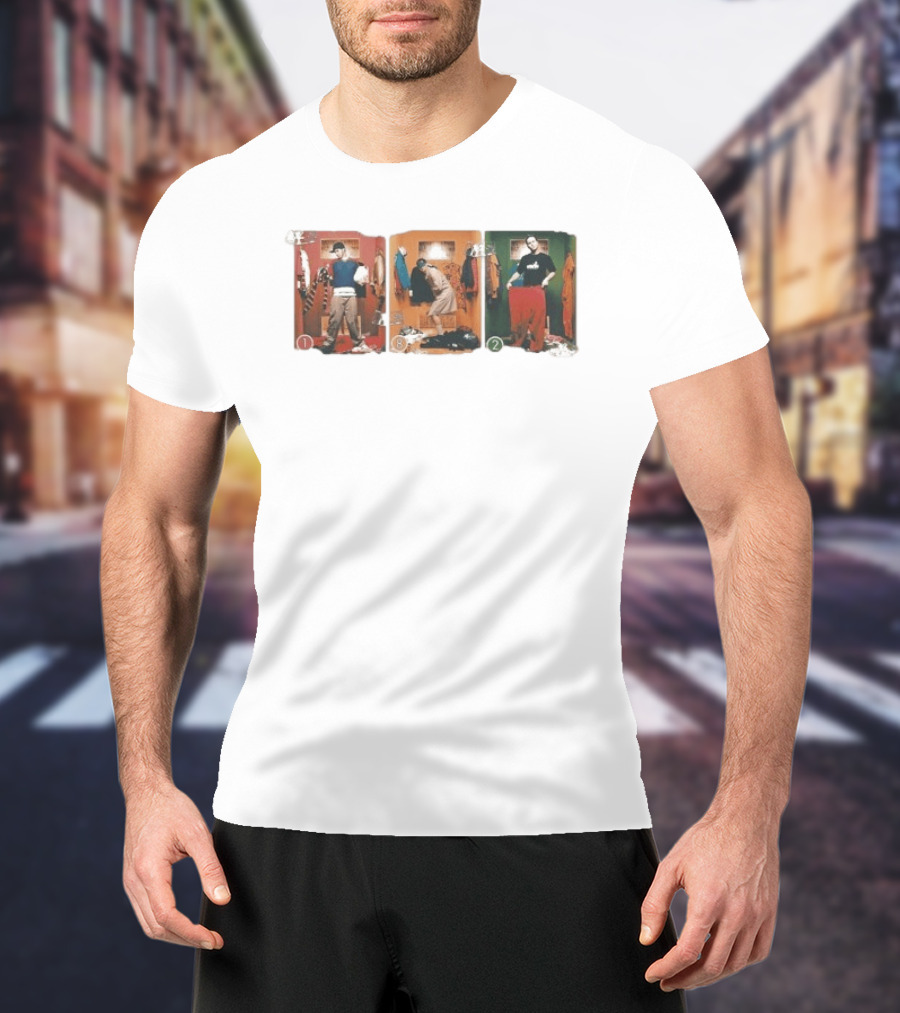 Blink 182 Take Off Your Pants And Jacket Changing Room Photo Sequence T-Shirt