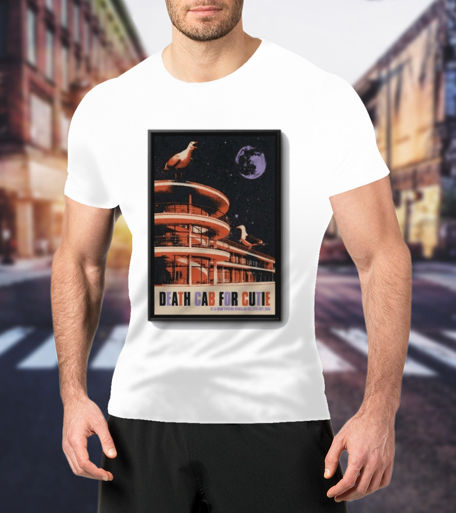 Death Cab For Cutie De La Warr Pavilion Bexhill UK September 2026 T-Shirt