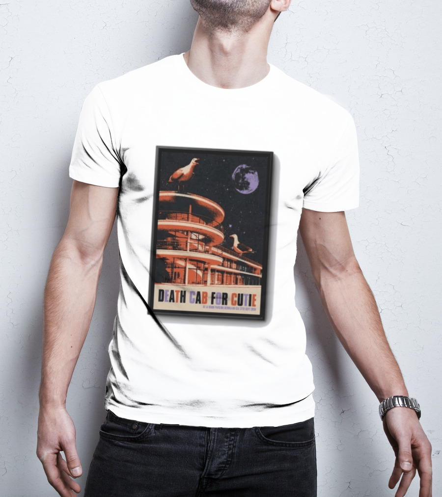 Death Cab For Cutie De La Warr Pavilion Bexhill UK September 2026 T-Shirt