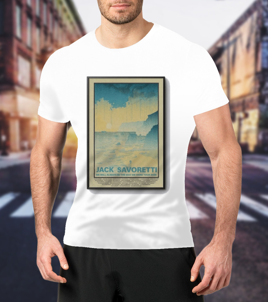 Jack Savoretti We Will Always Be The Way We Were Tour 2026 Scenic Coast T-Shirt